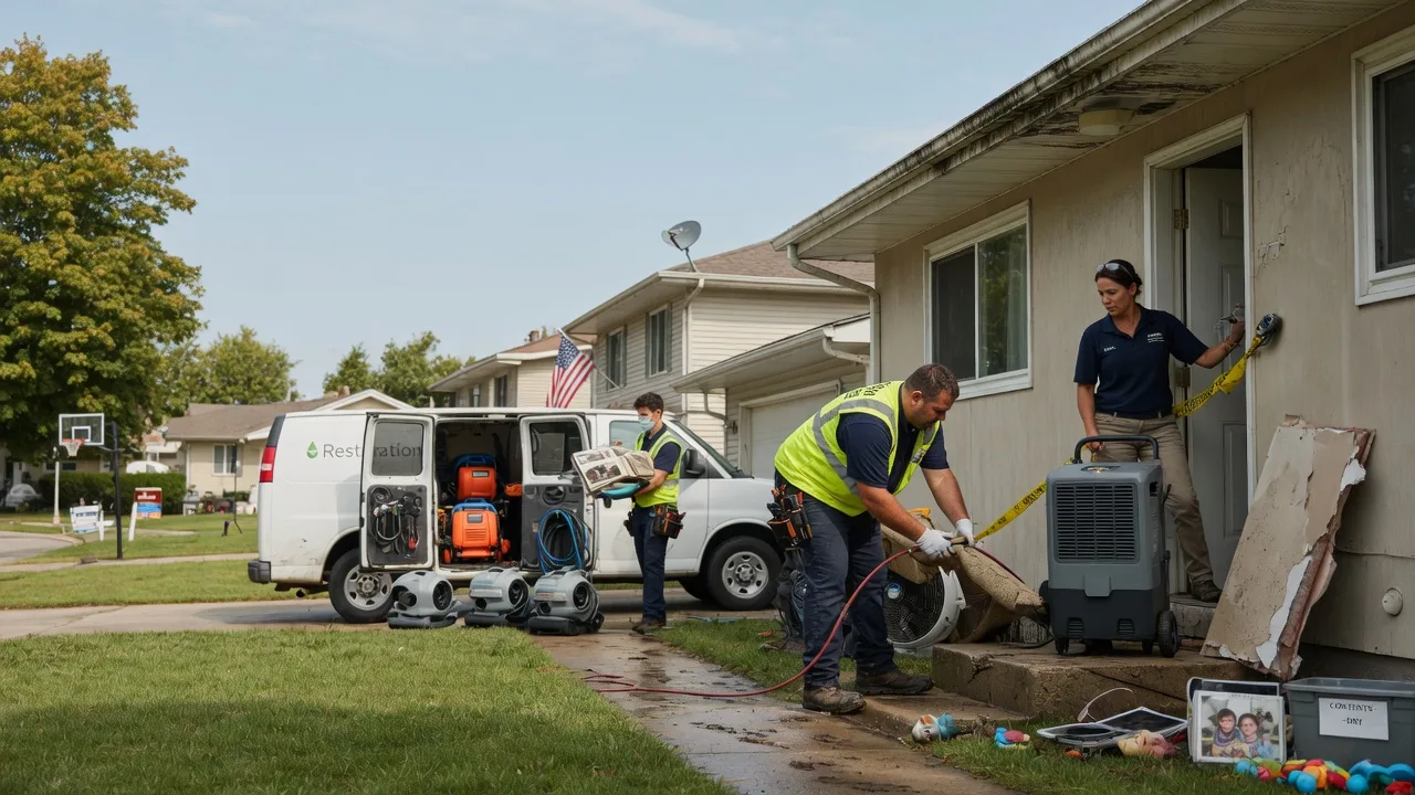Water Damage Restoration in Clive, IA near me